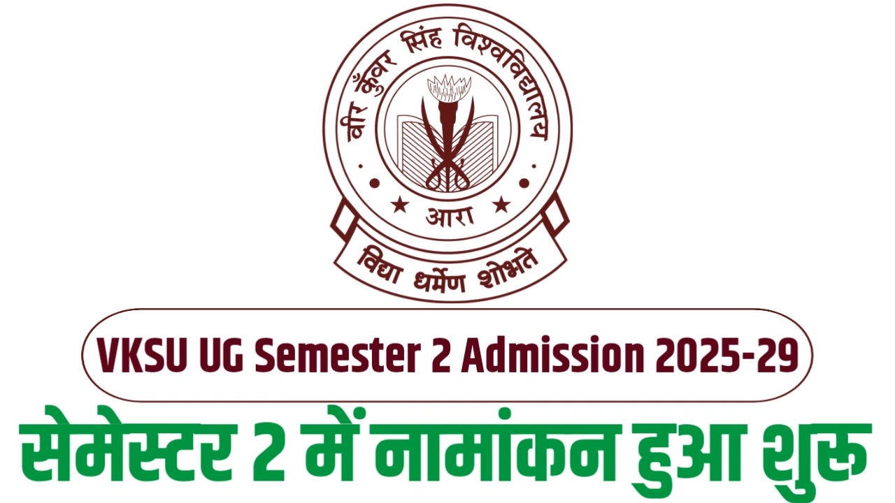 VKSU UG Semester 2 Admission 2026 – Session 2025-29 Apply Online, Last Date & Direct Link