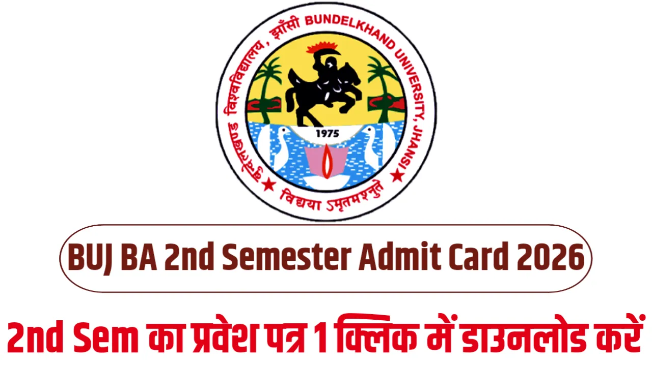 BUJ BA 2nd Semester Admit Card 2026