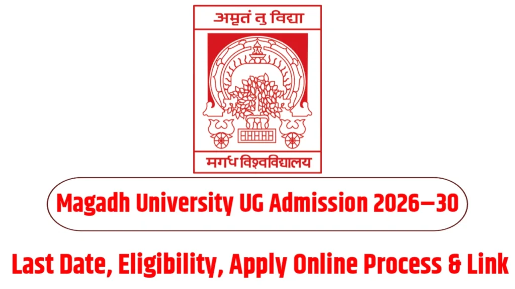 Magadh University UG Admission 2026–30 – Last Date, Eligibility, Apply Online Process & Link