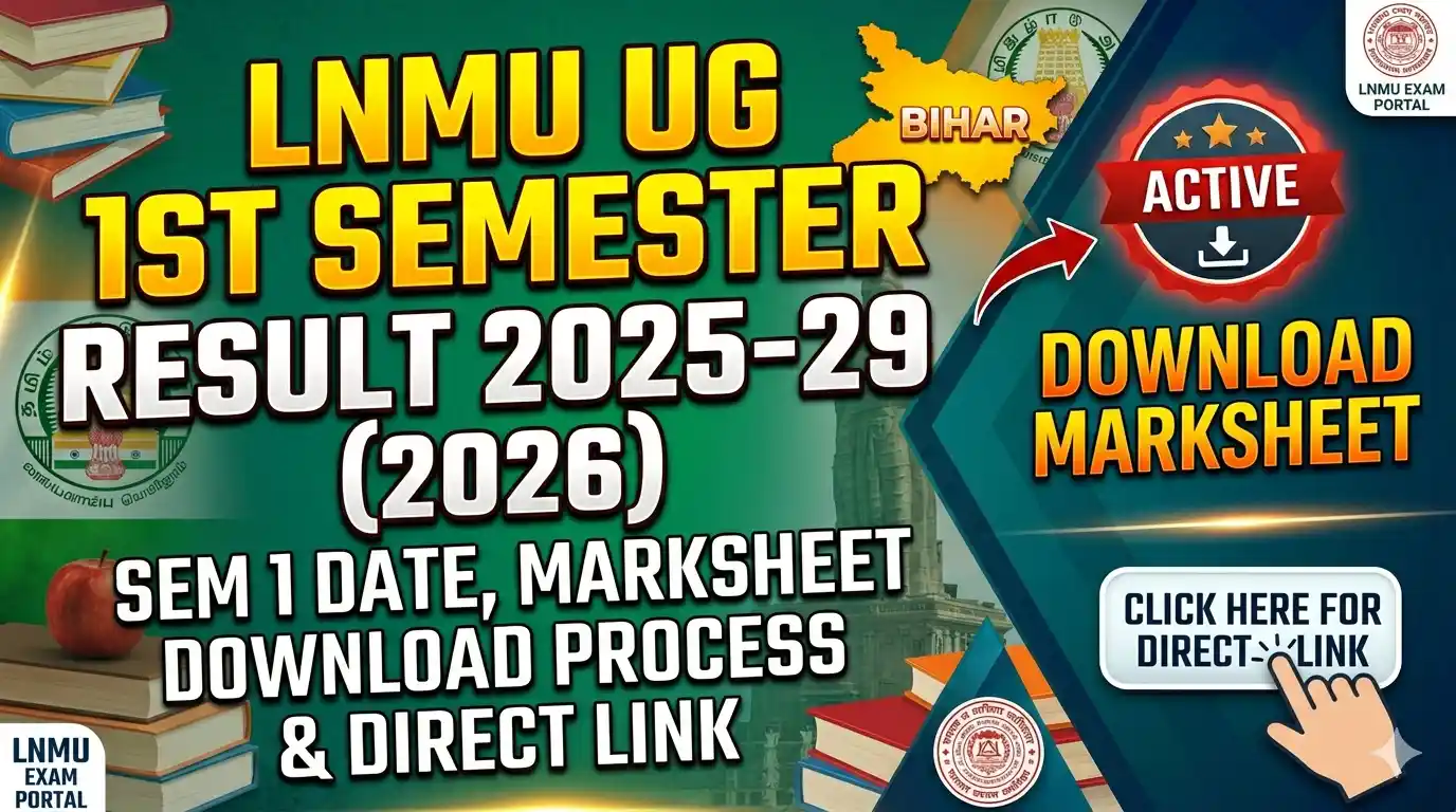LNMU UG 1st Semester Result 2025-29