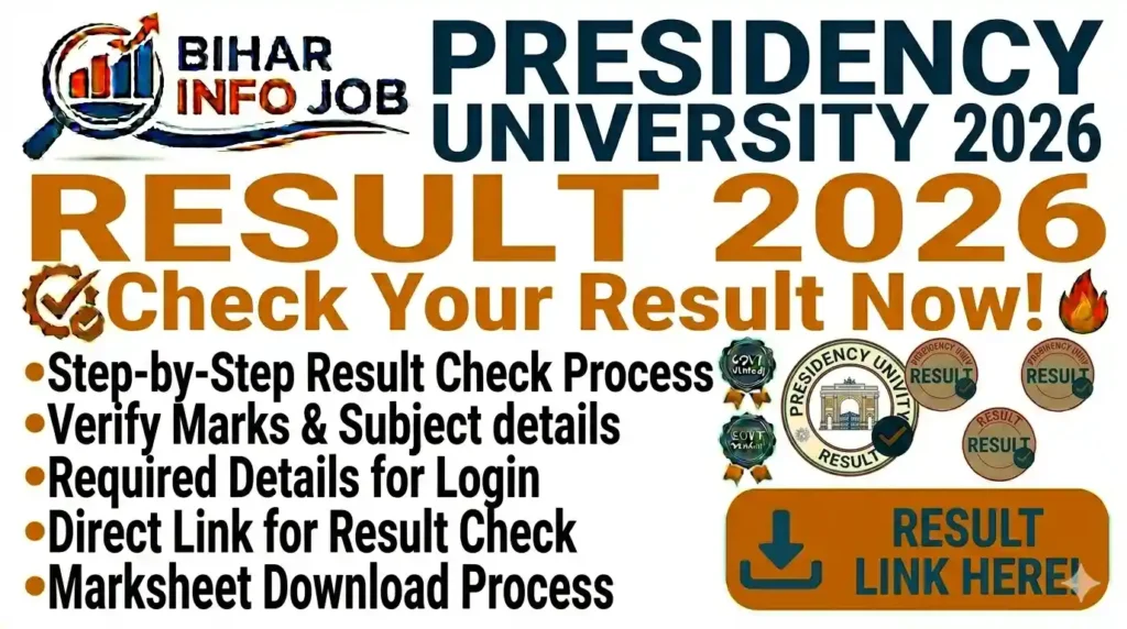 Presidency University Result 2026