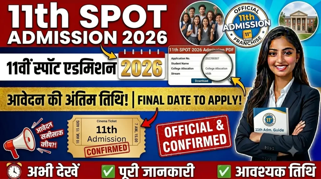 11th Spot Admission 2026