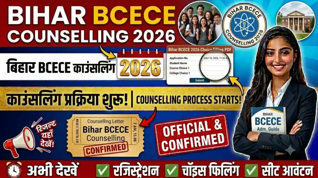 Bihar BCECE Counselling 2026