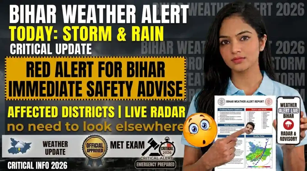 Bihar Weather Alert Today