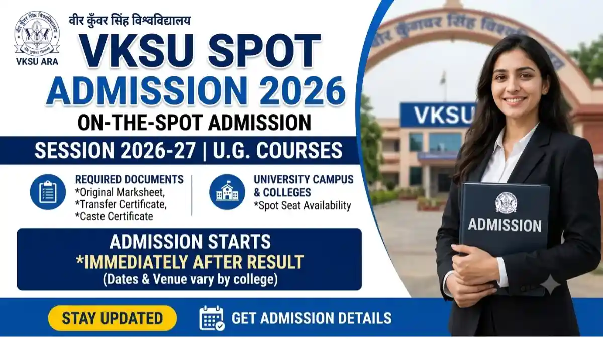 VKSU Spot Admission 2026
